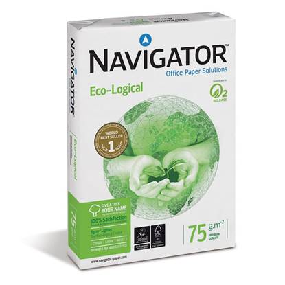 Επαγγελματικό Χαρτί Εκτύπωσης Navigator (Eco-Logical) A4 75g/m² 500 Φύλλα