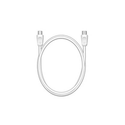 Καλώδιο MediaRange Coax Plug/Coax Socket, 75 Ohm, 1.5M., White
