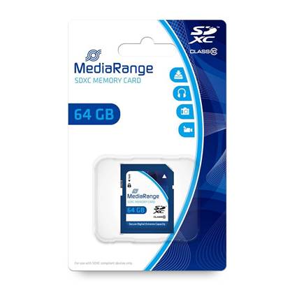 MediaRange SDXC Class 10 64 GB (eXtended Capacity)