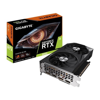 Gigabyte GeForce RTX 3060 8GB GDDR6 Gaming OC Rev 2.0 (GV-N3060GAMING OC-8GD 2.0) (GIGGV-N3060GAMING OC-8GD 2.0)-GIGGV-N3060GAMING OC-8GD 2.0