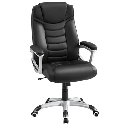 Songmics Εργονομική Διευθυντική περιστρεφόμενη καρέκλα γραφείου 65 x 70 x 115-125 cm με Συνθετικό δέρμα (OBG21BV1) (SNGOBG21BV1)-SNGOBG21BV1