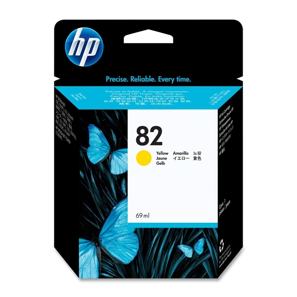 Γνήσιο Μελάνι Εκτυπωτή InkJet HP 82 (C4913A) Yellow