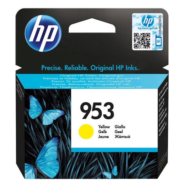 Γνήσιο Μελάνι Εκτυπωτή InkJet HP 953 (F6U14AE) Yellow
