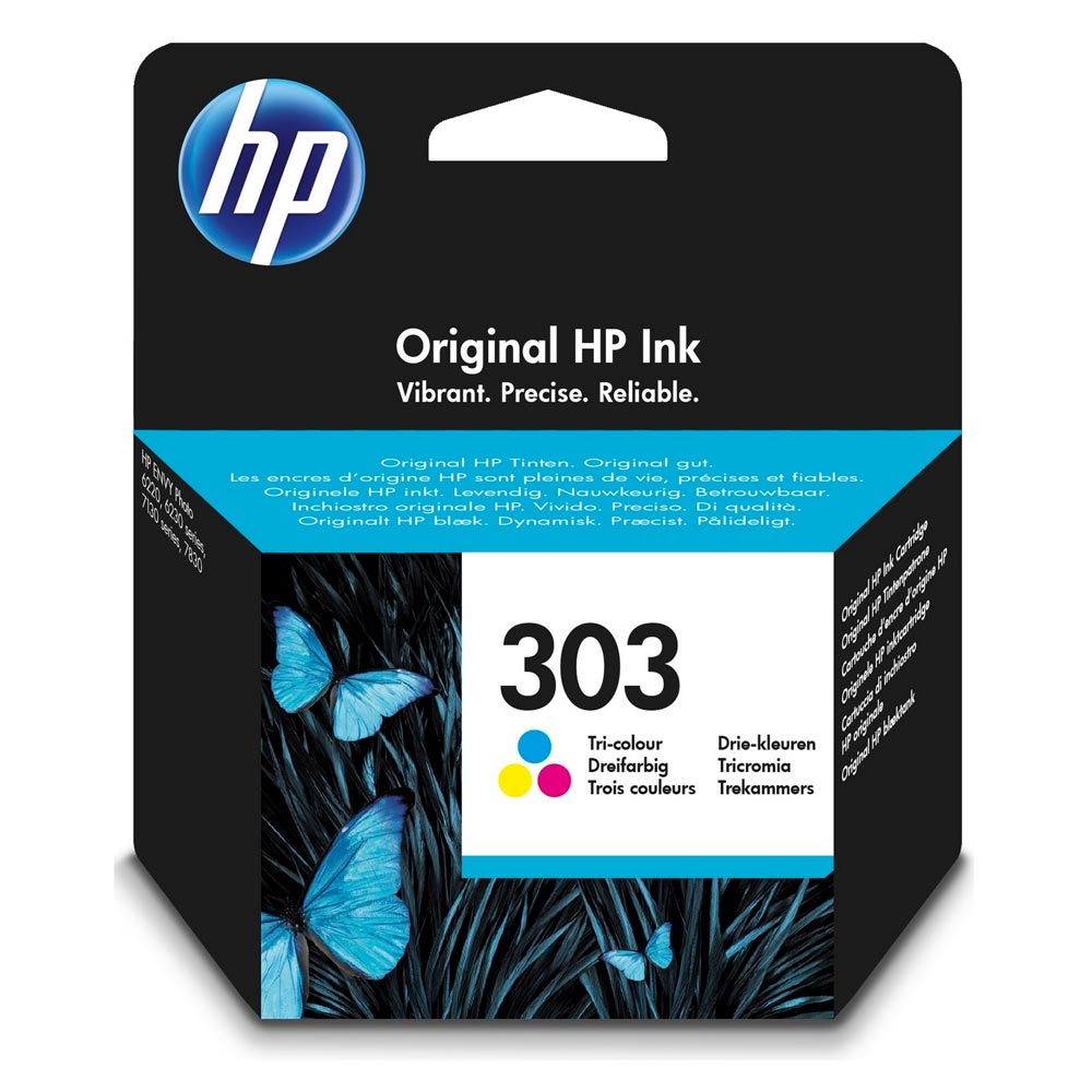 Γνήσιο Μελάνι Εκτυπωτή InkJet HP 303 (T6N01AE) (Πολλαπλό) Color