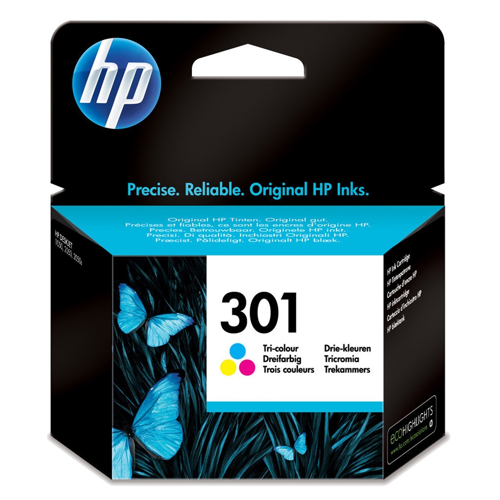 Γνήσιο Μελάνι Εκτυπωτή InkJet HP 301 (CH562EE) Πολλαπλό (Color)