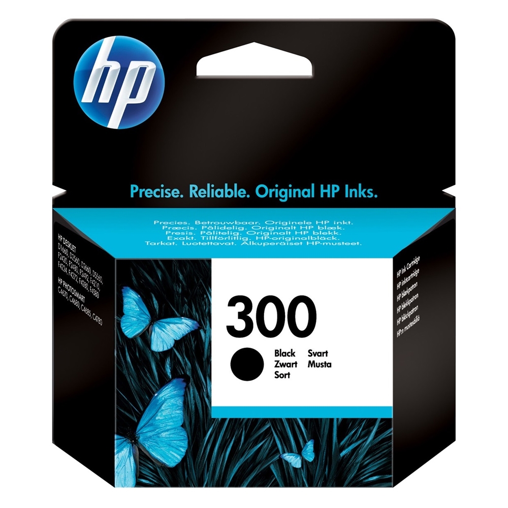 Γνήσιο Μελάνι Εκτυπωτή InkJet HP 300 (CC640EE) Black