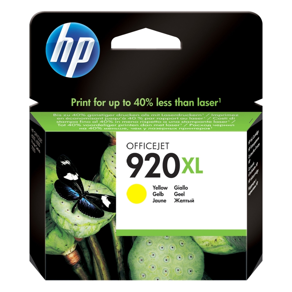 Γνήσιο Μελάνι Εκτυπωτή InkJet HP 920XL (CD974AE) Yellow