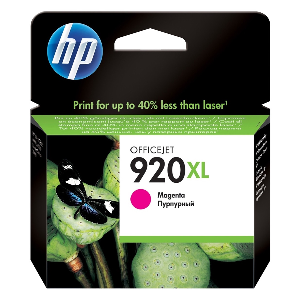 Γνήσιο Μελάνι Εκτυπωτή InkJet HP 920XL (CD973AE) Magenta