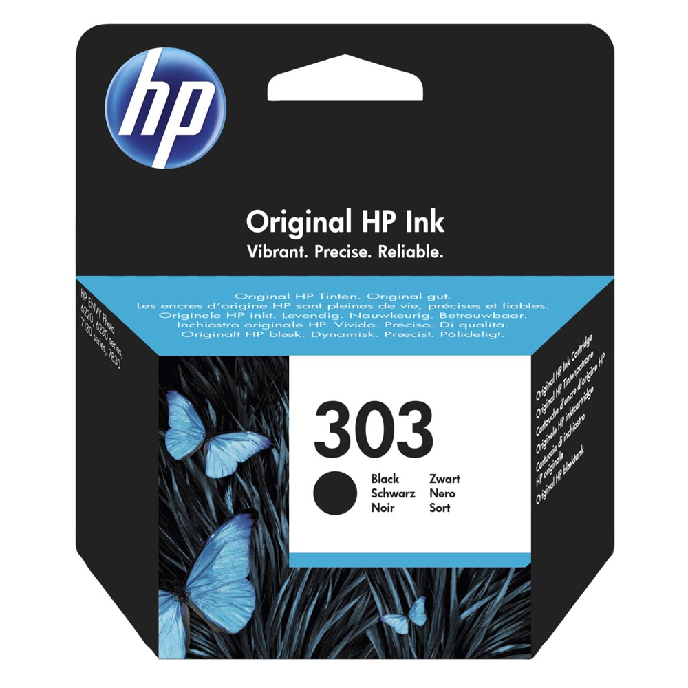 Γνήσιο Μελάνι Εκτυπωτή InkJet HP 303 (T6N02AE) Black