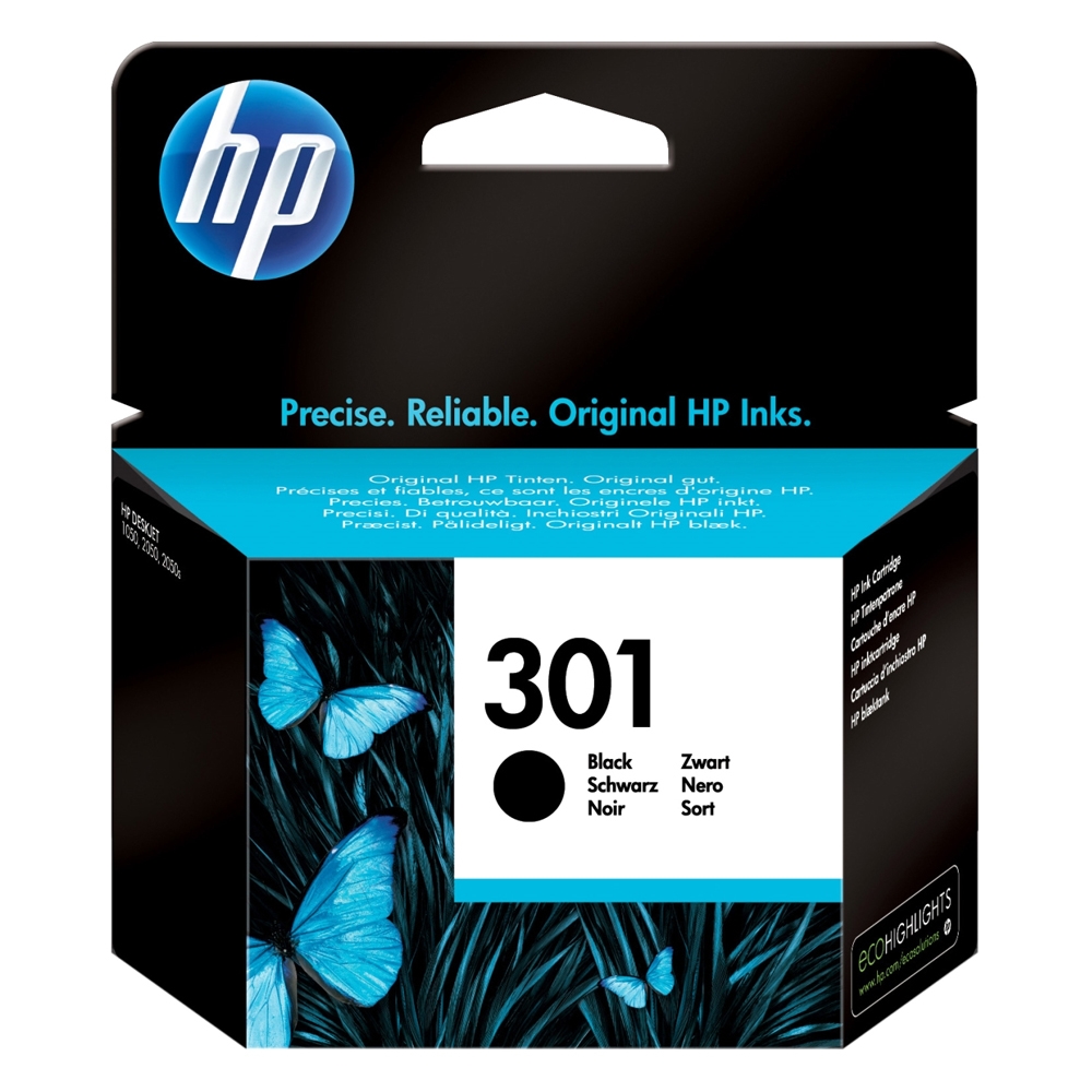 Γνήσιο Μελάνι Εκτυπωτή InkJet HP 301 (CH561EE) Μαύρο