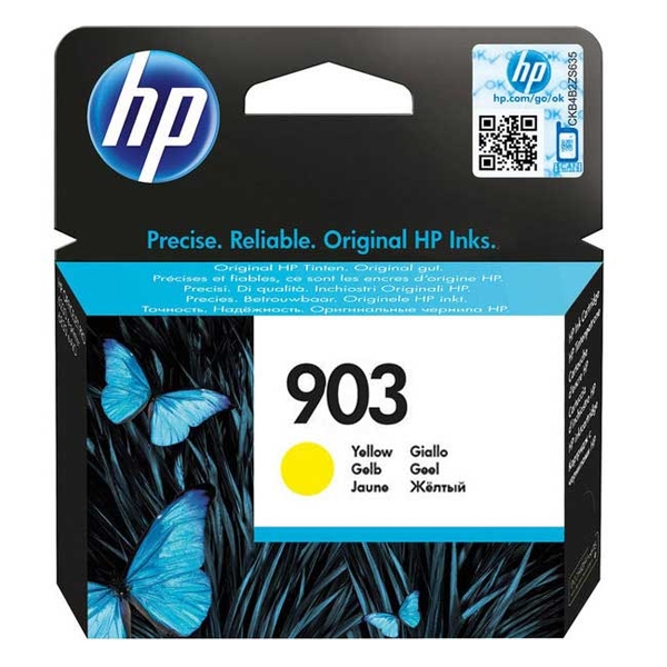 Γνήσιο Μελάνι Εκτυπωτή InkJet HP 903 (T6L95AE) Yellow
