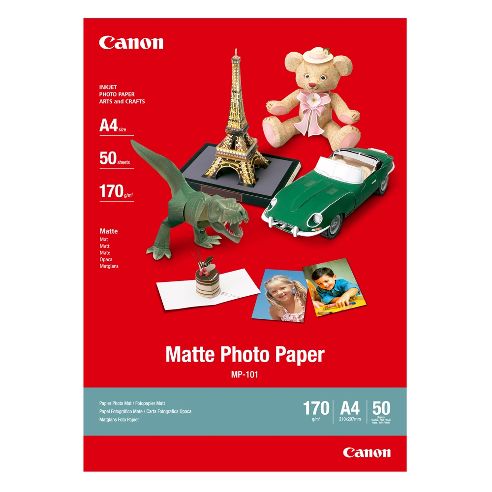 Φωτογραφικό Χαρτί CANON A4 Matte 170g/m² 50 Φύλλα (7981A005) (CAN-MP-101A4) Φωτογραφικό Χαρτί CANON A4 Matte 170g/m² 50 Φύλλα (7981A005) (CAN-MP-101A4)
