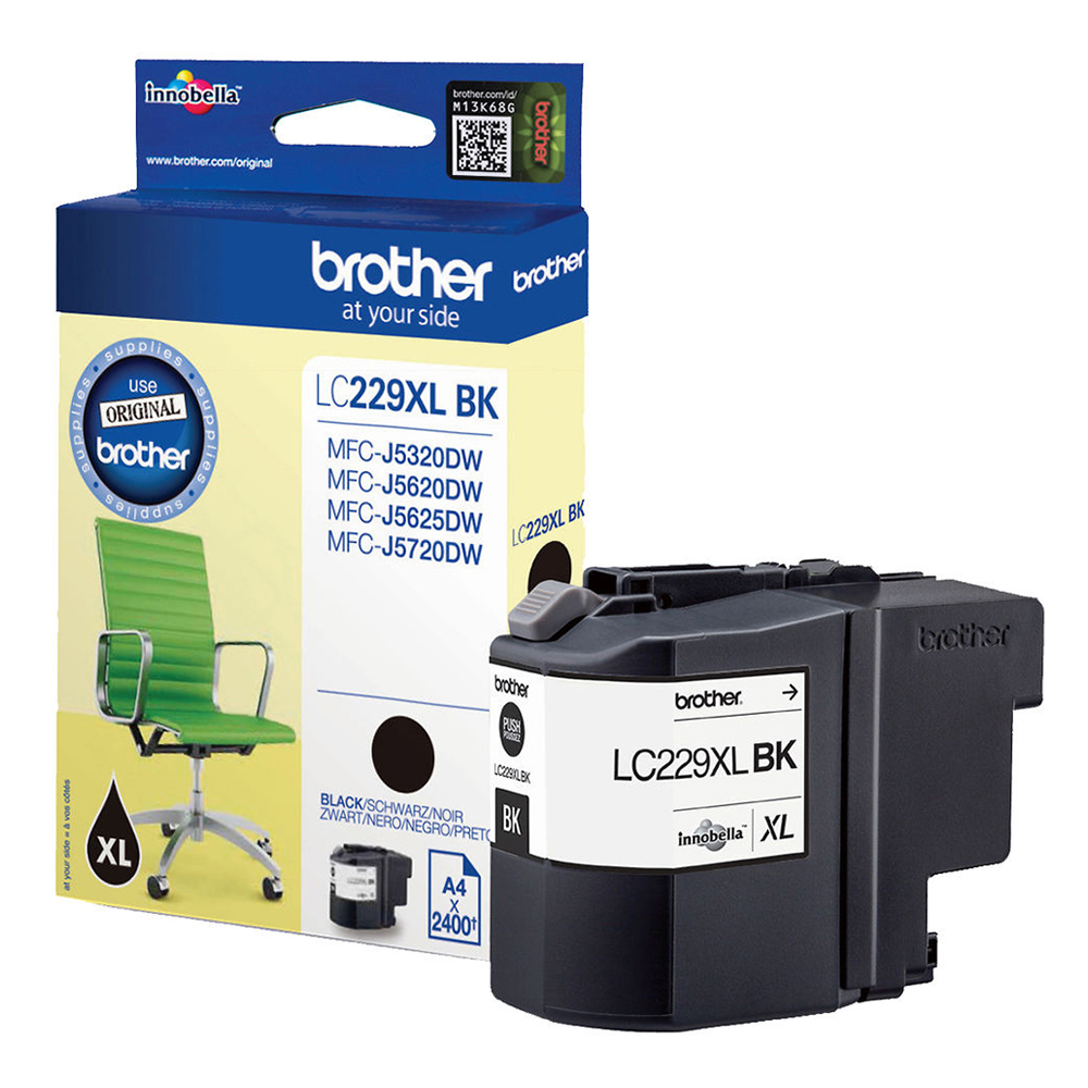 Brother Μελάνι Inkjet LC-229XL Black (LC-229XLBK) (BRO-LC-229XLBK)