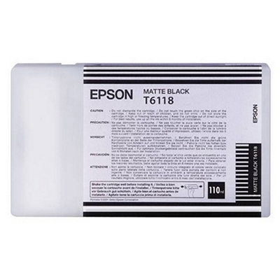 Epson Μελάνι Inkjet T6118 Matte Black (C13T611800) (EPST611800)