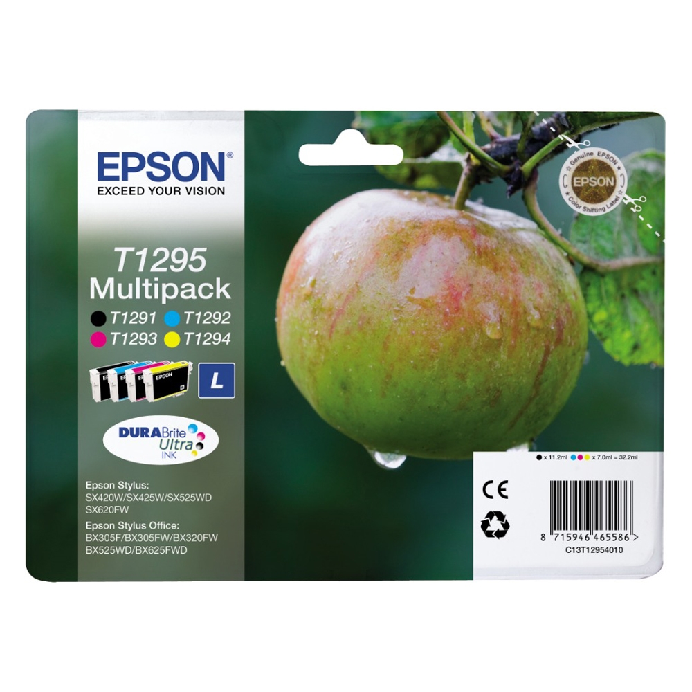 Epson Μελάνι Inkjet T1295 Multipack (C13T12954012) (EPST129540) Epson Μελάνι Inkjet T1295 Multipack (C13T12954012) (EPST129540)