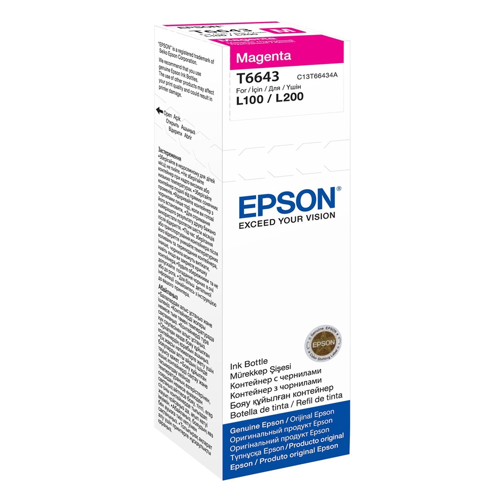 Γνήσιο Μελάνι Εκτυπωτή InkJet Epson 664 (C13T66434A) 70ml Magenta Γνήσιο Μελάνι Εκτυπωτή InkJet Epson 664 (C13T66434A) 70ml Magenta