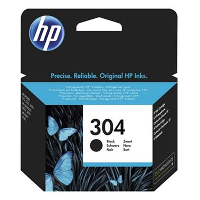 Γνήσιο Μελάνι Εκτυπωτή InkJet HP 304 (N9K06AE) (HPN9K06AE) Black