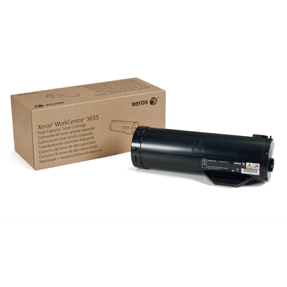 XEROX WC 3655 BLACK TONER HC (14.4k) (106R02738) (XER106R02738)