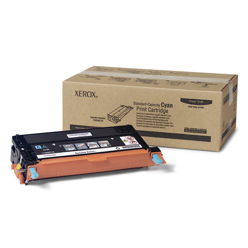 XEROX PHASER 6180 CYAN TONER (2k) (113R00719) (XER113R00719) XEROX PHASER 6180 CYAN TONER (2k) (113R00719) (XER113R00719)
