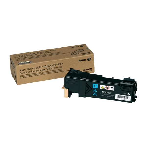 XEROX PHASER 6500, WC 6505 CYAN TONER (1k) (106R01591) (XER106R01591)