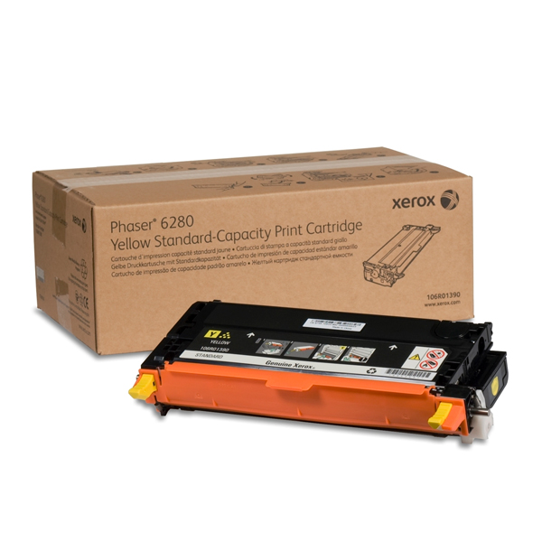XEROX PHASER 6280/VN/VDN/DN/N YELLOW TONER (2.2k) (106R01390) (XER106R01390) XEROX PHASER 6280/VN/VDN/DN/N YELLOW TONER (2.2k) (106R01390) (XER106R01390)