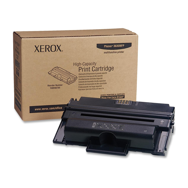 XEROX PHASER 3635MFP HC BLACK TONER (108R00795) (XER108R00795)