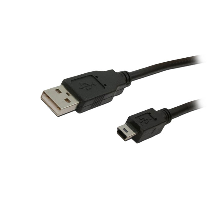 MediaRange USB 2.0 Cable USB-A male - mini USB-B male 1.5m (MRCS113)