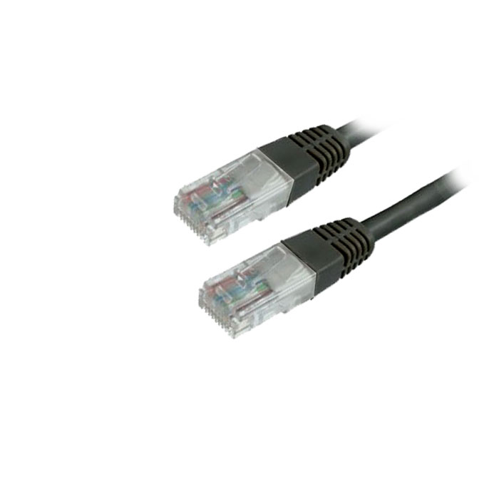 MediaRange U/UTP Cat.6 Καλώδιο Δικτύου Ethernet 2m Μαύρο