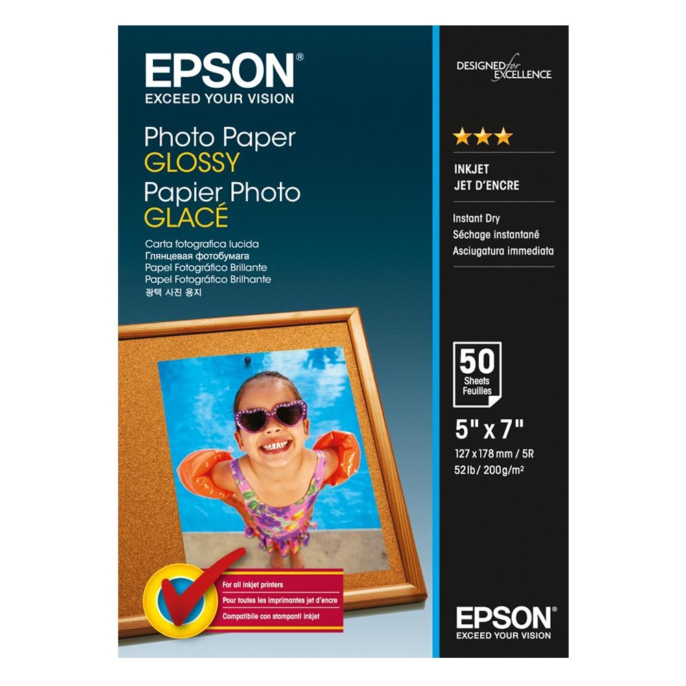 Φωτογραφικό Χαρτί EPSON Glossy 13x18 cm 200 gr. 50 Φύλλα (C13S042545) (EPSS042545) Φωτογραφικό Χαρτί EPSON Glossy 13x18 cm 200 gr. 50 Φύλλα (C13S042545) (EPSS042545)