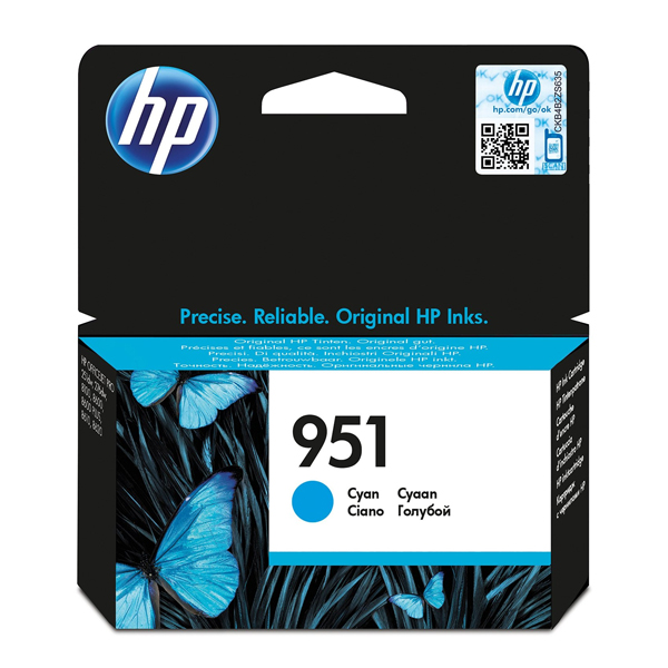Γνήσιο Μελάνι Εκτυπωτή InkJet HP 951 (CN050AE) Cyan