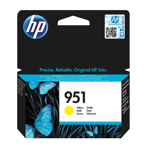 Γνήσιο Μελάνι Εκτυπωτή InkJet HP 951 (CN052AE) Yellow