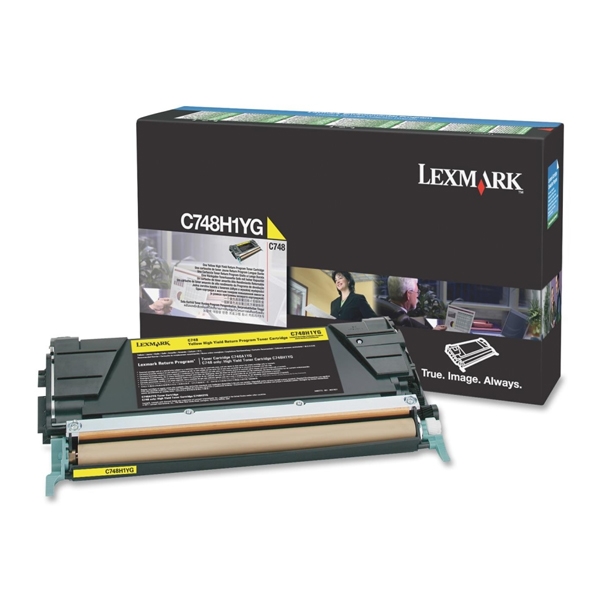 Toner Lexmark C748H1YG HC Yellow (C748H1YG) (LEXC748H1YG)
