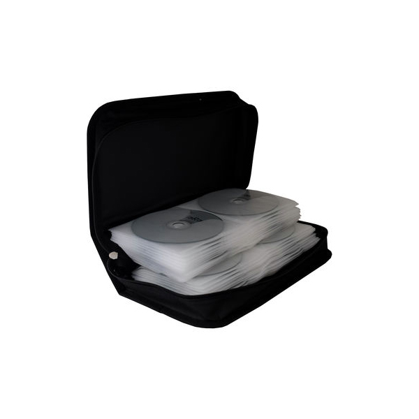 MediaRange Media Storage Wallet for 96 Discs Nylon Black (MRBOX55)