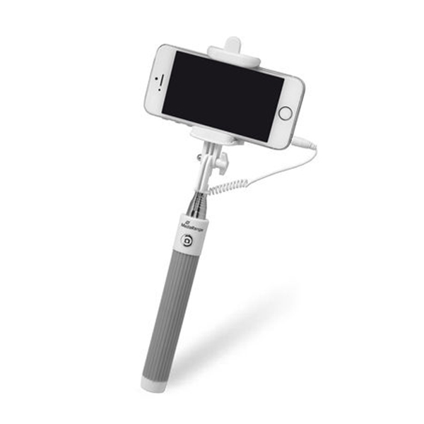 MediaRange MRMA204 Selfie Stick με Καλώδιο 3.5mm Γκρι