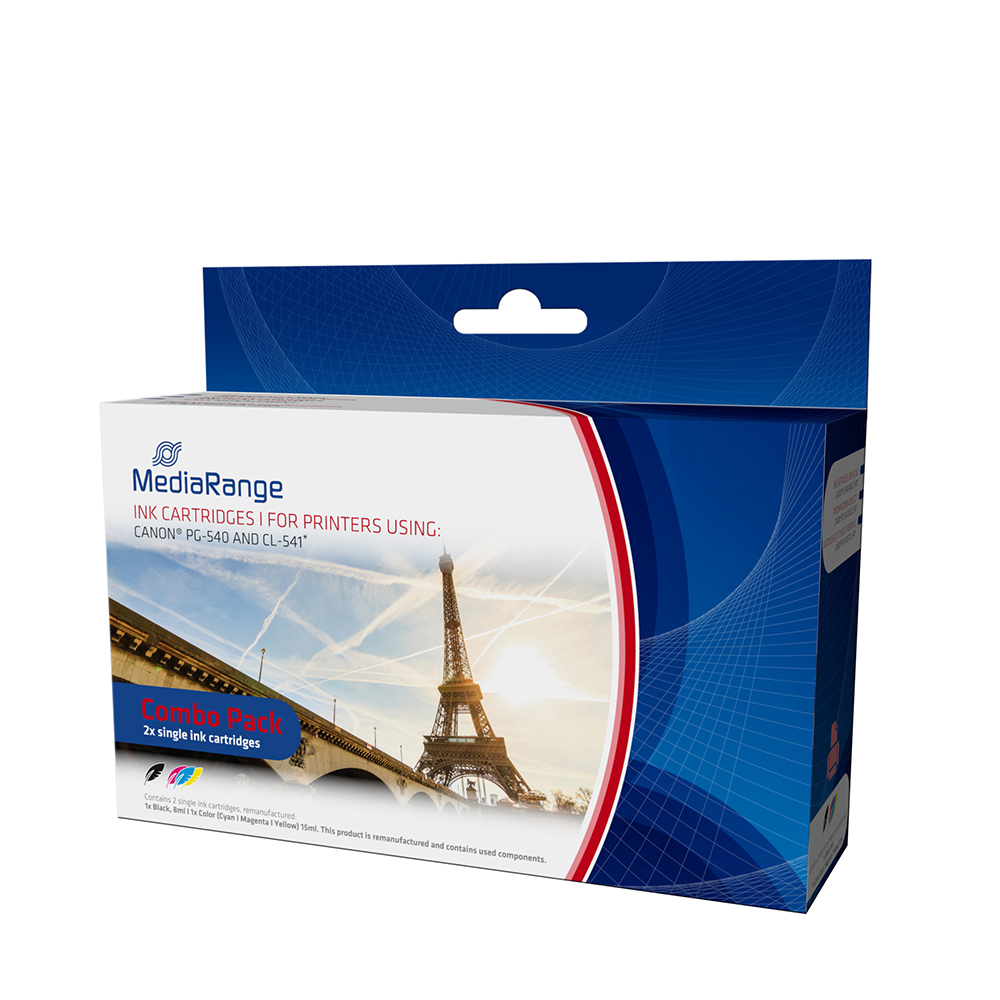 Inkjet MEDIARANGE Συμβατό για Εκτυπωτές Canon (Multipack) (PG-540/CL-541) (MRCP540C541)