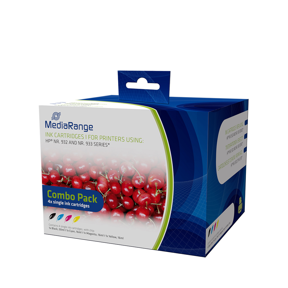 Inkjet MEDIARANGE Συμβατό για Εκτυπωτές HP (4-Colour) (No.932/933) (MRHP932B933C)