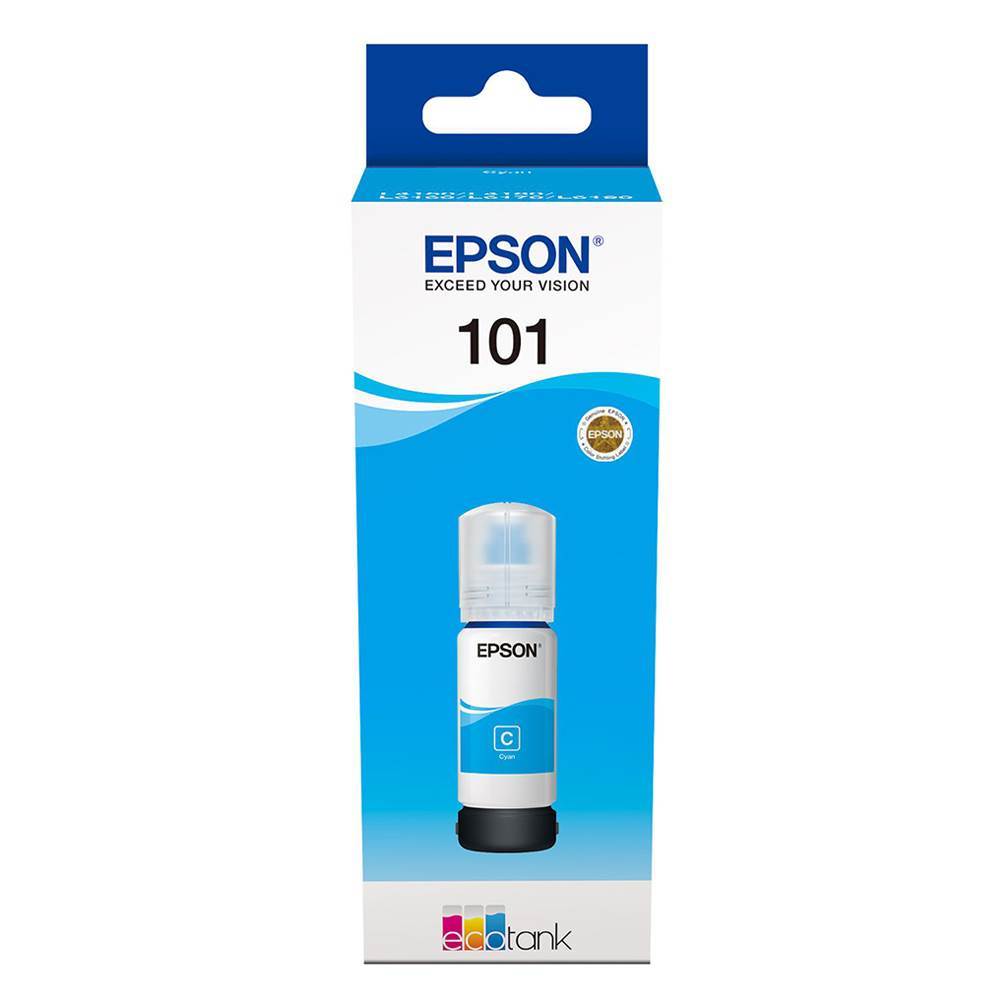 Γνήσιο Μελάνι Εκτυπωτή InkJet Epson 101 (C13T03V24A) (EPST03V24A) Cyan Γνήσιο Μελάνι Εκτυπωτή InkJet Epson 101 (C13T03V24A) (EPST03V24A) Cyan