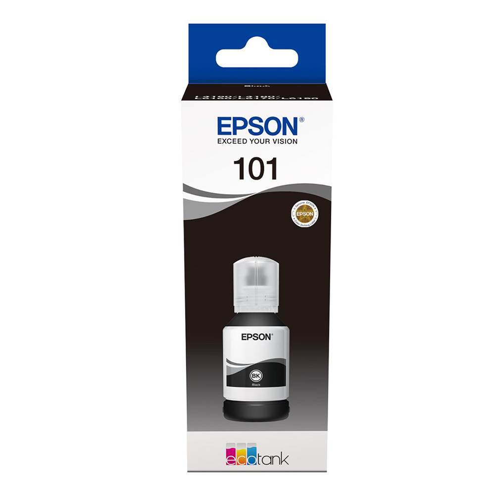 Γνήσιο Μελάνι Εκτυπωτή InkJet Epson 101 (C13T03V14A) (EPST03V14A) Black Γνήσιο Μελάνι Εκτυπωτή InkJet Epson 101 (C13T03V14A) (EPST03V14A) Black