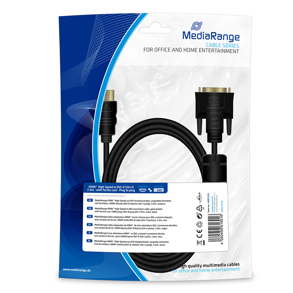 MediaRange HDMI Cable HDMI male - HDMI male 3m (MRCS132)