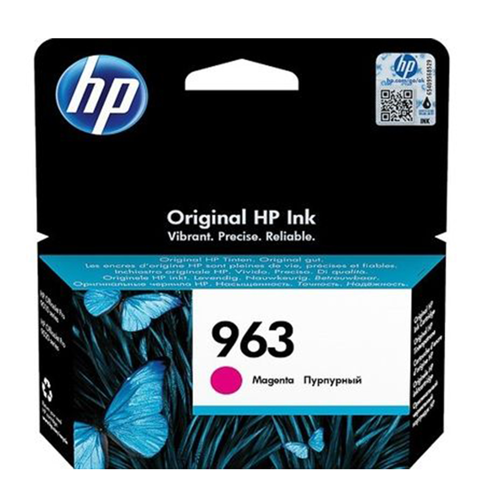 Γνήσιο Μελάνι Εκτυπωτή InkJet HP 963 (3JA24AE) Ματζέντα