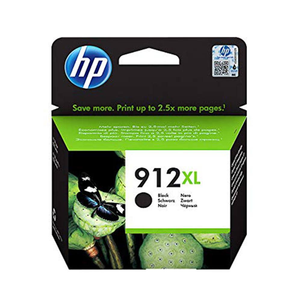 Γνήσιο Μελάνι Εκτυπωτή InkJet HP 912XL (3YL84AE) (HP3YL84AE) Black