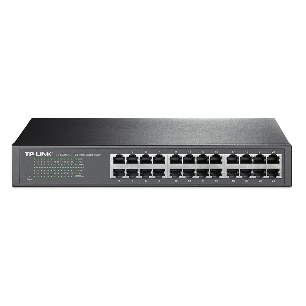 TP-LINK 24-Port Gigabit Rackmount Unmanaged Switch (TL-SG1024)