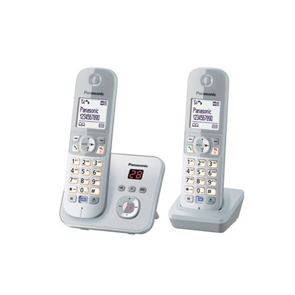 Panasonic KX-TG6822 Ασύρματο Τηλέφωνο Duo με Aνοιχτή Aκρόαση
