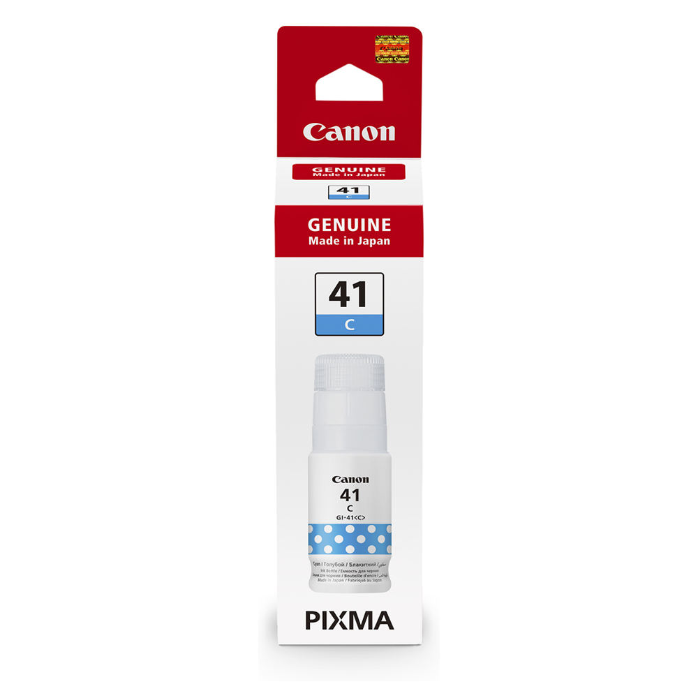 Γνήσιο Μελάνι Εκτυπωτή InkJet Canon GI-41 (4543C001) Cyan