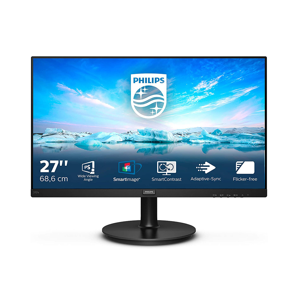 Philips V Line 272V8LA VA Monitor 27" FHD 1920x1080 με Χρόνο Απόκρισης 4ms GTG