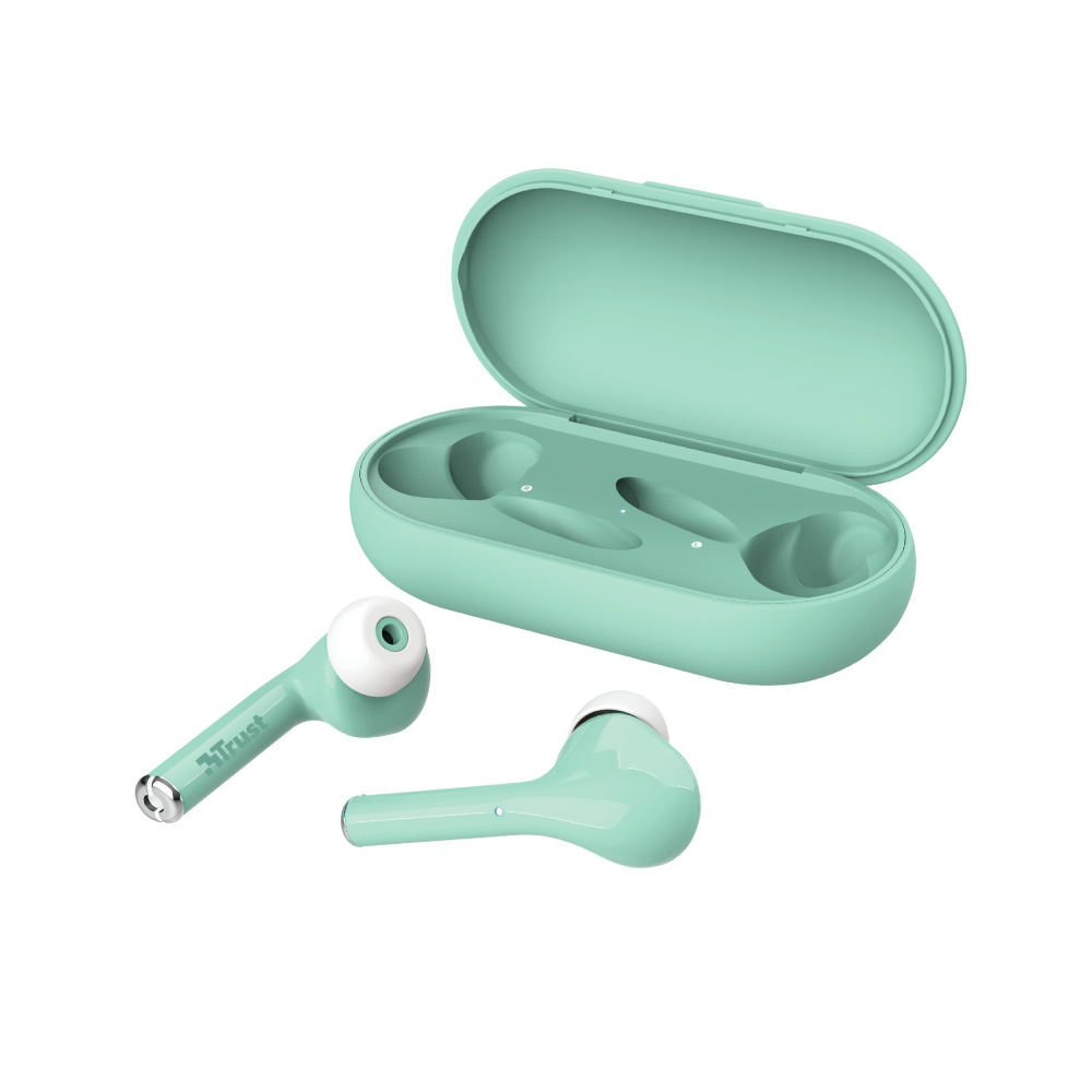 Trust Nika Touch In-ear Bluetooth Handsfree Ακουστικά με Θήκη Φόρτισης Τιρκουάζ Trust Nika Touch In-ear Bluetooth Handsfree Ακουστικά με Θήκη Φόρτισης Τιρκουάζ