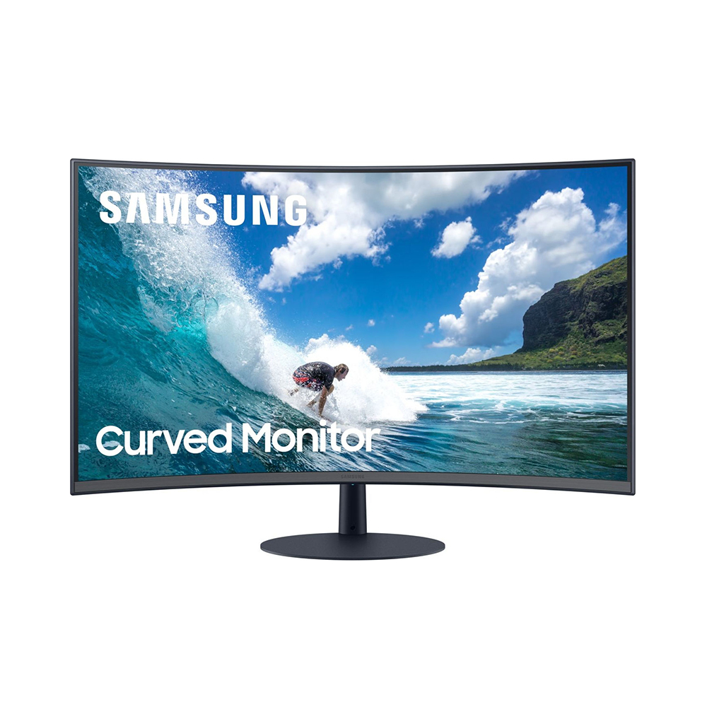 Samsung LC27T550FDR VA Curved Gaming Monitor 27" FHD 1920x1080 με Χρόνο Απόκρισης 4ms GTG
