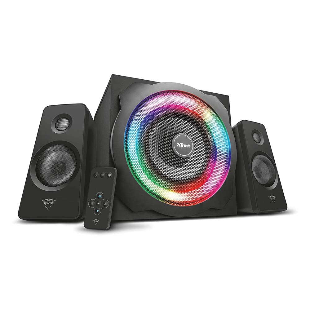 Trust GXT 629 Tytan RGB Illuminated 2.1 Speaker Set (22944) (TRS22944) Trust GXT 629 Tytan RGB Illuminated 2.1 Speaker Set (22944) (TRS22944)