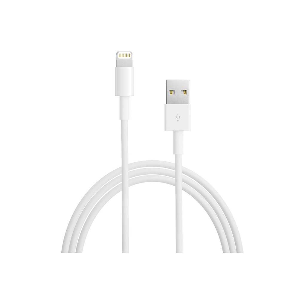 Apple USB-A to Lightning Cable Λευκό 1m (MXLY2ZM/A)
