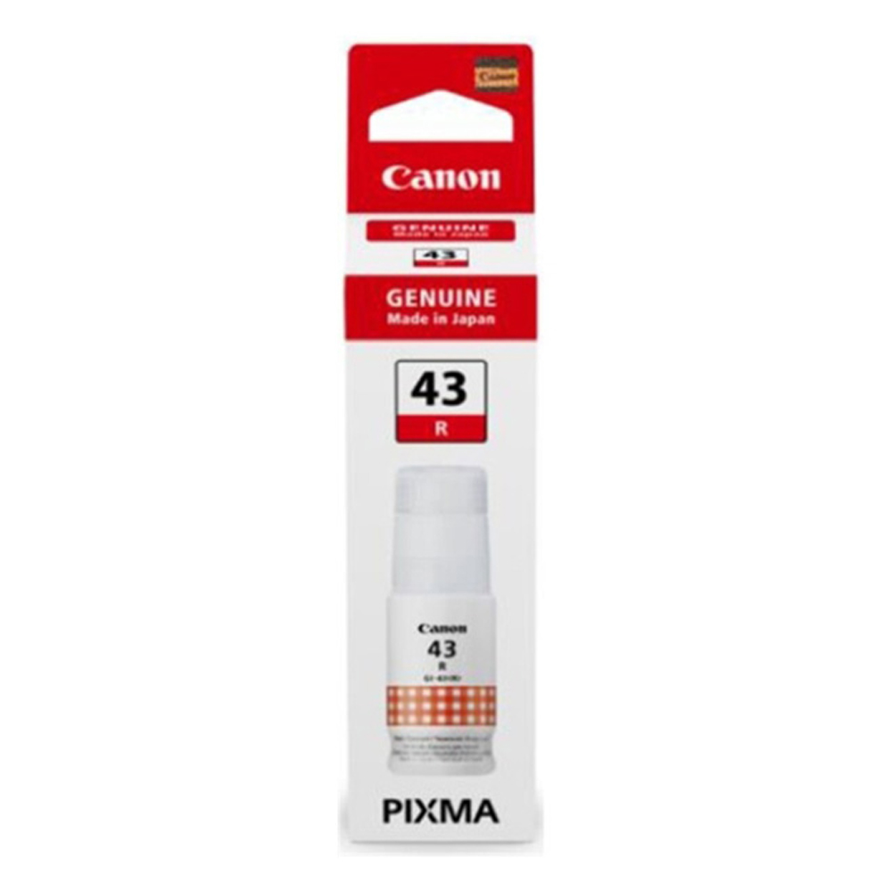 Γνήσιο Μελάνι Εκτυπωτή InkJet Canon GI-43 60 ml Κόκκινο (4716C001)